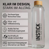 Vorteile der Glasflasche 1 L mit Schutzhülle