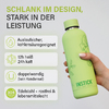 Vorteile der Isolierflaschen Slim aus Edelstahl 0,5 L / 0,75 L Fassungsvermögen - Lime mit floralem Motiv