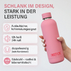 Vorteile der Isolierflaschen Slim aus Edelstahl 0,5 L / 0,75 L Fassungsvermögen - Rose