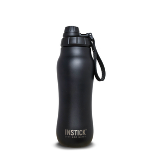 Isolierflasche aus Edelstahl 0,7 L / 1,2 L Fassungsvermgen - Black