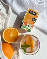 Orange Getränkepulver Serviervorschlag