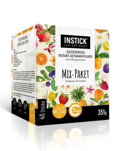 Mix-Paket verschiedene Sorten Getränkepulver für zuckerfreie Erfrischungsgetränke
