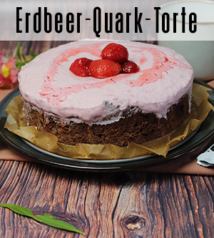 Erdbeer-Quark-Torte mit INSTICK 