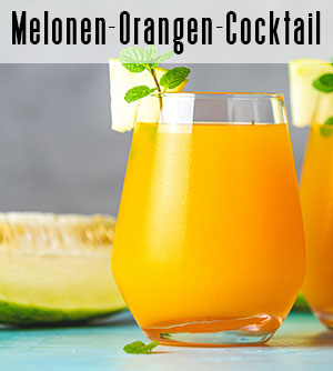 Melonen-Orangen-Cocktail mit INSTICK