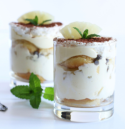 Pia Colada Tiramisu mit INSTICK 