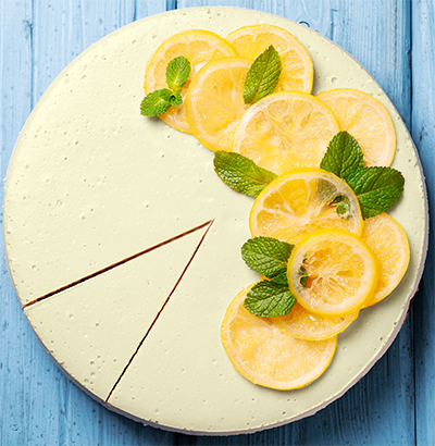 Zitronencreme Torte mit INSTICK 